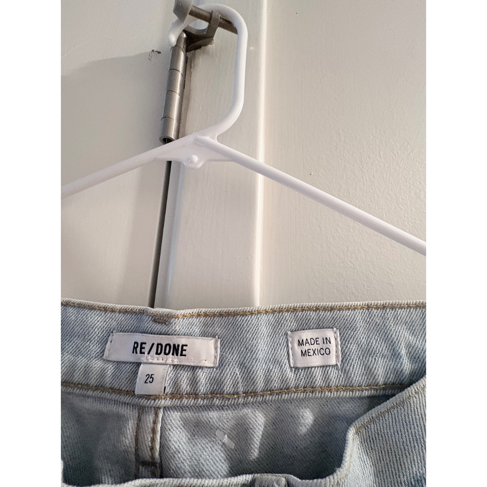 RE/DONE Light Wash Denim Jeans Size 25 in Blue - Picture 2 of 4